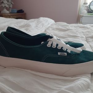 Green Lowtop Vans